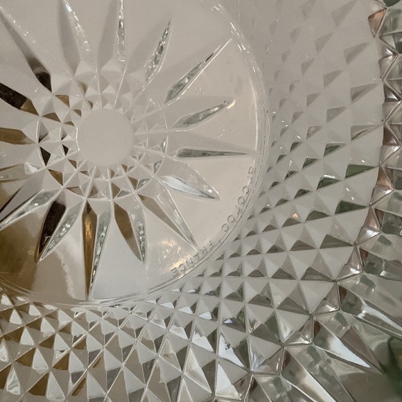 Vintage‎ Arcoroc Decorative Glass Bowl 1960’s Made in France clear fruits decor - Picture 8 of 10